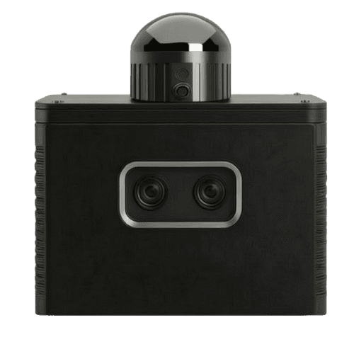Navigation Kit LiDAR and camera unit, front view