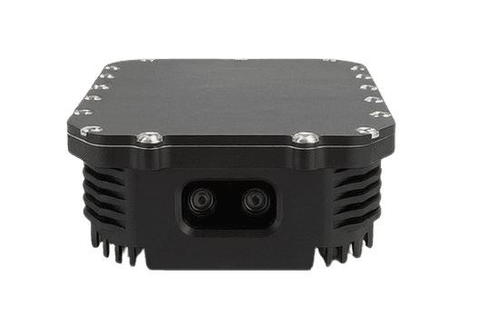 VR Control Kit sensor unit, front view showing dual lenses